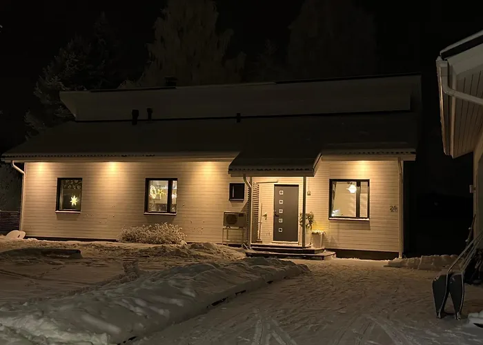 וילה Nordic Snowlight 4 Bedrooms, Sauna, Wi-fi And Free Parking רובניימי