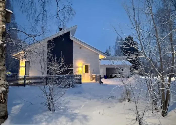 וילה Nordic Snowlight 4 Bedrooms, Sauna, Wi-fi And Free Parking